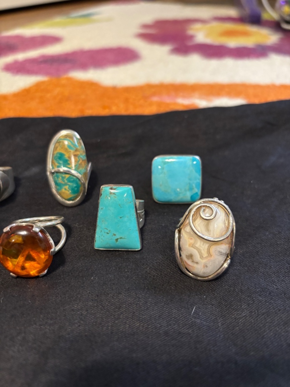 Jay King Sterling rings - Picture 3 of 4